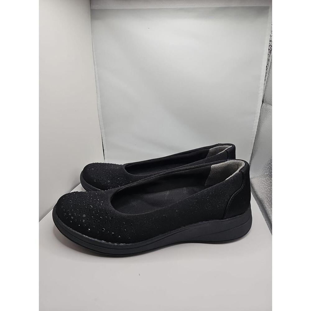 Bzees‎ Premium Golden Bright Washable Slip-ons Black 6.5